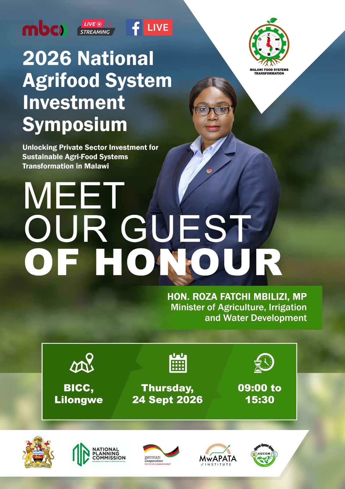 National Agrifood Systems Investment Symposium